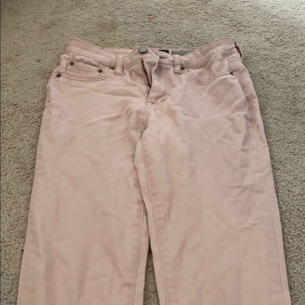 aeropostale soft pink high wasted jegging